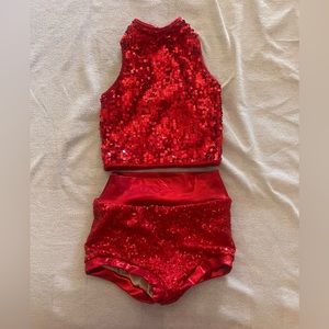 Sequin Dance two piece costume